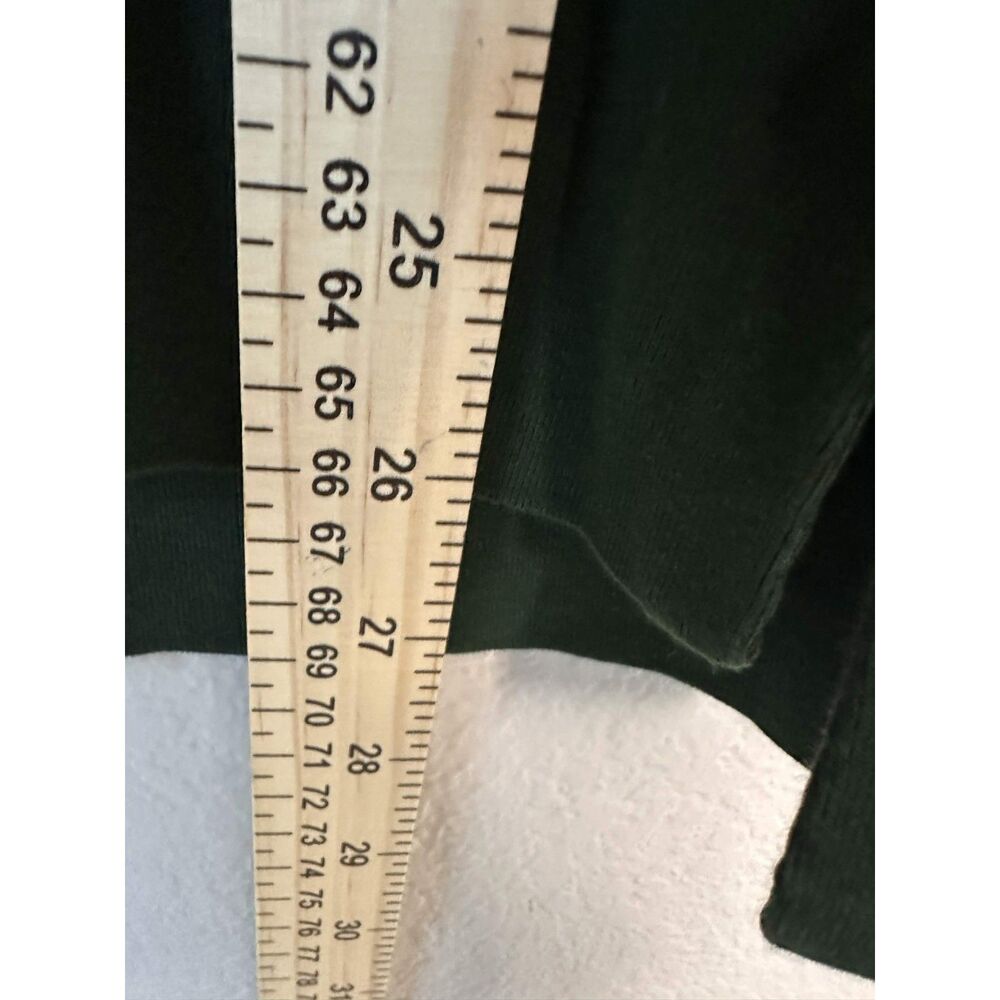 J. Jill Pima Cotton V-Neck Long Sleeve Tee S Forest Green Casual Basic Top - Picture 6 of 6
